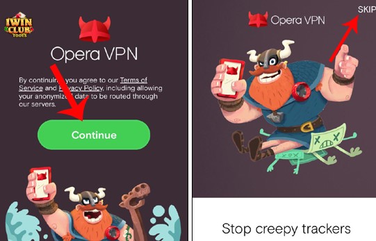 Bắt đầu sử dụng phần mềm Opera VPN